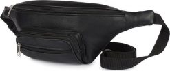 Beltimore Saszetka męska skórzana biodrówka na pas nerka ze skóry naturalnej czarna F52 NoSize. Czarne saszetki męskie Beltimore, bez wzorów, ze skóry. Za 54.99 zł.