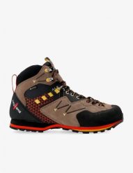 Buty podejściowe Kayland Vitrik Mid GTX - brown/black. Brązowe buty trekkingowe męskie Kayland, bez wzorów, bez zapięcia. Za 815.48 zł.