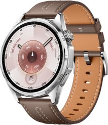 Smartwatch Huawei Watch GT6 46mm Classic Brązowy (Atum-B19L). Brązowe zegarki smartwatch Huawei. Za 951.20 zł.