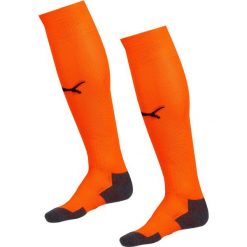 Getry piłkarskie Puma Team Liga Socks Core. Brązowe legginsy męskie Puma, bez wzorów, do piłki nożnej. Za 34.90 zł.