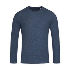 Męska Dzianinowa Bluza Z Długim Rękawem. Niebieskie bluzy nierozpinane męskie Stedman, m, bez wzorów, z dzianiny, bez ramiączek, bez kaptura. Za 99.99 zł.