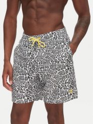 Guess Szorty kąpielowe F5GT04 WG2D2 Czarny Regular Fit. Czarne kąpielówki męskie Guess, z aplikacjami, z syntetyku. Za 227.00 zł.