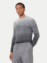 Guess Sweter M5BR39 Z0932 Szary Regular Fit. Szare swetry męskie Guess, z aplikacjami, z syntetyku, bez kołnierzyka, bez ramiączek. Za 269.99 zł.