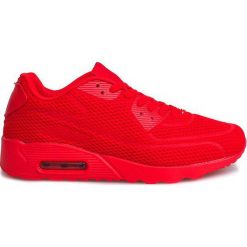 Czerwone Sportowe Trampki Adidasy 5598-5 Red. Czerwone trampki męskie ButyModne, bez wzorów, sportowe, bez zapięcia. Za 89.00 zł.