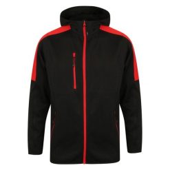 Aktywna Kurtka Soft Shell Dla Dorosłych Unisex. Czarne kurtki męskie FINDEN & HALES, xs, bez wzorów, sportowe, bez ramiączek, bez kaptura. Za 240.99 zł.