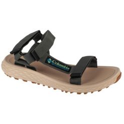 Sandały męskie, Konos Globetrot Sandal. Szare buty zimowe męskie Columbia, bez wzorów, sportowe, bez obcasa, bez zapięcia. Za 219.99 zł.