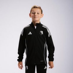 Bluza junior Adidas Tiro 25 Legia Warszawa. Bluzy nierozpinane męskie ADIDAS, bez wzorów, sportowe, bez ramiączek, bez kaptura. Za 229.99 zł.