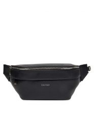 Calvin Klein Saszetka nerka Raised Waistbag LV04D3161G Czarny. Czarne saszetki męskie Calvin Klein, bez wzorów, ze skóry. Za 229.99 zł.