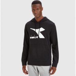 Bluza męska DIADORA HOODIE BIG LOGO. Szare bluzy nierozpinane męskie Diadora, m, bez wzorów, bez ramiączek, bez kaptura. Za 99.99 zł.