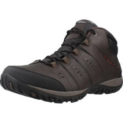 Buty COLUMBIA WOODBURN II CHUKKA WP OMN Brązowy. Brązowe buty trekkingowe męskie Columbia, bez wzorów, ze skóry, bez zapięcia, trekkingowe. Za 399.99 zł.