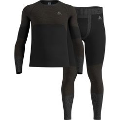 Bielizna termoaktywna Odlo Fundamentals Performance Warm Set Long. Czarna bielizna termoaktywna męska Odlo, m, bez wzorów, bez ramiączek. Za 349.99 zł.