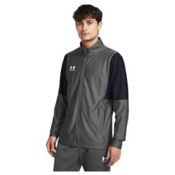 Bluza męska Under Armour Challenger Track. Szare bluzy nierozpinane męskie Under Armour, m, bez wzorów, bez ramiączek, bez kaptura. Za 179.99 zł.