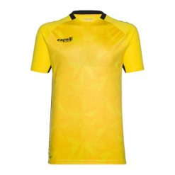 Koszulka piłkarska męska Capelli Pitch Star Goalkeeper. Żółte t-shirty sportowe męskie CAPELLI SPORT, m, bez wzorów, retro, bez ramiączek. Za 119.99 zł.
