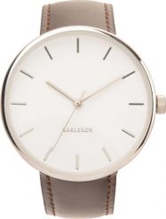 Zegarek męski Minimal biały. Białe zegarki męskie Karlsson. Za 344.00 zł.