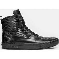 Czarne sneakersy męskie. Buty sportowe na co dzień męskie marki Kazar. Za 549.00 zł.