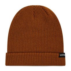 Czapka Etnies. Brązowe czapki męskie Etnies, na zimę, bez wzorów. Za 149.99 zł.