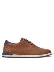 Aldo Półbuty Dinbrenn 13665221 Brązowy. Brązowe codzienne półbuty męskie Aldo, bez wzorów, ze skóry, bez obcasa, bez zapięcia. Za 259.99 zł.