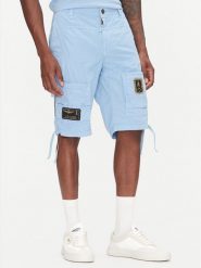 Aeronautica Militare Szorty materiałowe 251BE041CT1122 Błękitny Regular Fit. Niebieskie szorty męskie Aeronautica Militare, bez wzorów, z bawełny. Za 569.99 zł.