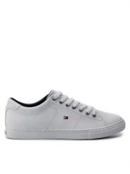 Tommy Hilfiger Sneakersy Essential Leather Sneaker FM0FM02157 Biały. Białe buty sportowe na co dzień męskie Tommy Hilfiger, m, bez wzorów, ze skóry, bez ramiączek, bez kaptura. Za 269.99 zł.