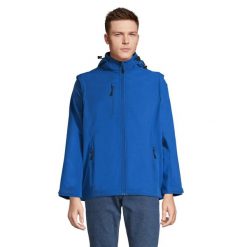 Kurtka Sol's Transformer. Niebieskie kurtki męskie SOL'S, m, bez wzorów, bez ramiączek, bez kaptura. Za 470.00 zł.