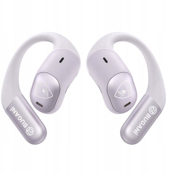 BUGANI Free B15 Lamborghini Limited edition - light purple - Słuchawki TWS typu Open Ear. Fioletowe słuchawki bluetooth Bugani. Za 206.34 zł.