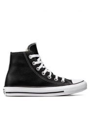 Converse Trampki Chuck Taylor All Star HI 132170C Czarny. Czarne trampki męskie Converse, bez wzorów, ze skóry, retro, bez zapięcia. Za 268.15 zł.