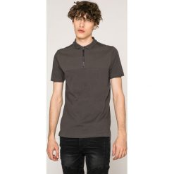 Dissident - Polo. Szare koszulki polo męskie Dissident, z bawełny, polo. W wyprzedaży za 34.90 zł.