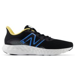 Buty męskie New Balance M411RM3 – czarne. Czarne buty treningowe męskie New Balance, bez wzorów, bez zapięcia, do biegania. Za 229.99 zł.