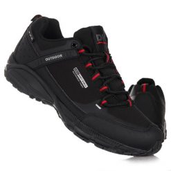 Buty męskie turystyczne trekkingowe DK PREDATOR SOFTSHELL. Czarne buty trekkingowe męskie DK, bez wzorów, z softshellu, bez zapięcia, trekkingowe. Za 169.00 zł.