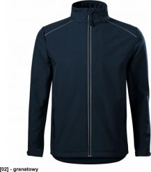MALFINI Valley 536 - ADLER - Softshell kurtka męska, 300 g/m, 6% elastan, 94% poliester - granatowy 3XL. Niebieskie kurtki męskie Malfini, m, bez wzorów, z elastanu, bez ramiączek, bez kaptura. Za 202.77 zł.