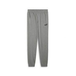 Męskie spodnie Essentials z logo No. 1 z dżerseju PUMA Medium Gray Heather. Szare eleganckie spodnie męskie Puma, bez wzorów, z dżerseju, eleganckie. Za 169.00 zł.