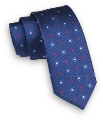 Niebieski Krawat -Angelo di Monti- 6 cm, Męski, Wzór Geometryczny. Niebieskie krawaty i muchy męskie Angelo di Monti, bez wzorów, eleganckie. Za 45.00 zł.