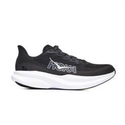 Buty do biegania męskie Hoka One One One One Mach 6. Czarne buty do biegania męskie Hoka One One, bez wzorów, z materiału, bez zapięcia, do biegania. Za 549.00 zł.