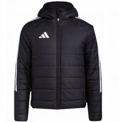 Kurtka zimowa adidas TIRO 24 Winter Jacket L czarna. Czarne kurtki męskie ADIDAS, na zimę, l, bez wzorów, bez ramiączek, bez kaptura. Za 296.32 zł.