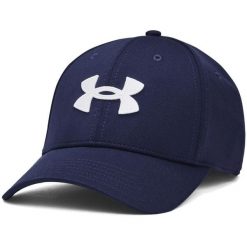 Czapka z daszkiem Under Armour Blitzing. Białe czapki męskie Under Armour, bez wzorów, sportowe. Za 168.50 zł.