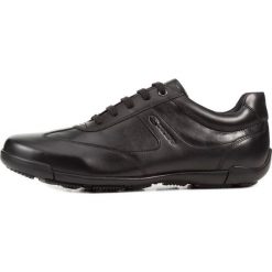 Geox tenisówki męskie Edgware 44 czarne. Czarne trampki męskie Geox, bez wzorów, bez zapięcia. Za 349.00 zł.