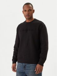 Calvin Klein Bluza Eu Sportswear Graphic LV04LF230G Czarny Regular Fit. Czarne bluzy nierozpinane męskie Calvin Klein, m, bez wzorów, z bawełny, bez ramiączek, bez kaptura. Za 369.99 zł.