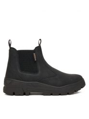 Napapijri Sztyblety NP0A893A Czarny. Czarne sztyblety męskie Napapijri, ze skóry, bez obcasa, bez zapięcia. Za 649.99 zł.