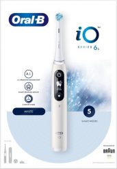 Szczoteczka Oral-B iO Series 6 Biała. Białe szczoteczki elektryczne ORAL-B. Za 488.58 zł.