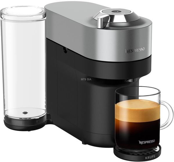 Krups Nespresso Vertuo Pop+ titana - Kapsulu kafijas automats XN930T10 (3045380025318). Ekspresy na kapsułki KRUPS. Za 645.45 zł.