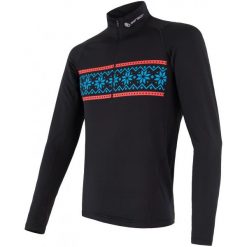Sensor Bluza Męska Thermo Czarna Ze Wzorem M. Bielizna termoaktywna męska marki Sensor. Za 205.00 zł.