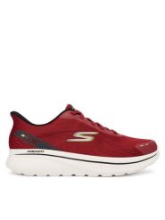 Skechers Sneakersy Go Walk Arch Fit N-Joy 217075 DKRD Bordowy. Czerwone buty sportowe na co dzień męskie Skechers, m, bez wzorów, z materiału, bez ramiączek, bez kaptura. Za 359.99 zł.