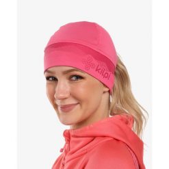 Czapka do biegania Kilpi TAIL-U. Czerwone czapki męskie Kilpi, bez wzorów, sportowe. Za 76.07 zł.