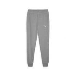 Spodnie sportowe męskie Puma S12178. Szare długie spodnie sportowe męskie Puma, bez wzorów, z bawełny, do piłki nożnej. Za 261.00 zł.