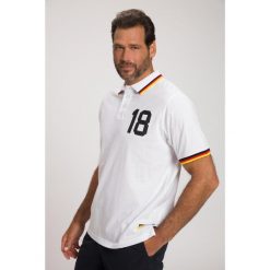 Męska Koszulka polo krótki rękaw. Białe koszulki polo męskie JAY-PI, m, bez wzorów, z bawełny, bez kołnierzyka, bez ramiączek. Za 195.99 zł.