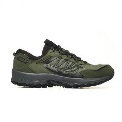 Buty do chodzenia męskie Saucony Grid Peak. Zielone buty sportowe na co dzień męskie Saucony, m, bez wzorów, z materiału, bez ramiączek, bez kaptura, trekkingowe. Za 499.00 zł.