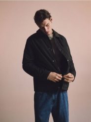 Kurtka z kołnierzem - brązowy. Brązowe kurtki męskie Reserved, l, bez wzorów, bez ramiączek, bez kaptura. Za 169.99 zł.