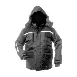 Kurtka męska Apple JACKET LONG ARCTIC GREY/BLACK WJ-89243XL. Czarne kurtki męskie Apple, m, bez wzorów, bez ramiączek, bez kaptura. Za 161.86 zł.