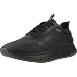 Buty HUGO BOSS TTNM EVO RUNN RSMH Czarny. Czarne buty trekkingowe męskie Hugo Boss, bez wzorów, z syntetyku, bez zapięcia, trekkingowe. Za 921.99 zł.
