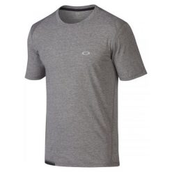 Oakley Icon Ss Top - Copy Athletic Heather Grey S. T-shirty sportowe męskie marki Oakley. W wyprzedaży za 109.00 zł.
